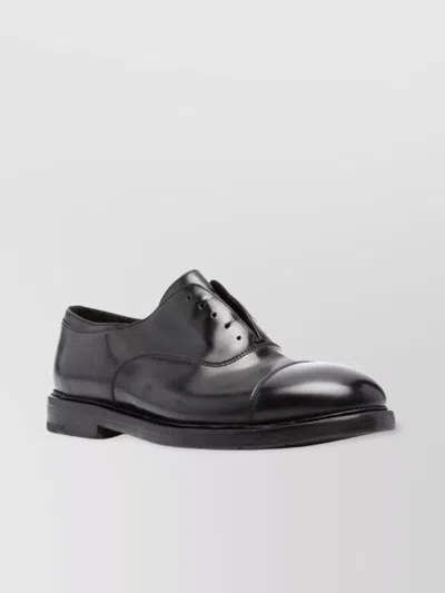 PREMIATA BRASS ROUND TOE DERBY