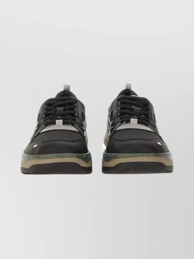 Premiata Breathable Sneakers Rubber Sole In Black