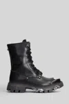 Premiata Brixton 461 Lace-up Boots In Black