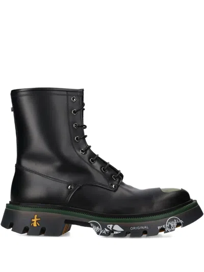 Premiata Brixton Lace-up Sneakers In Black