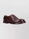 Premiata Brogues With Leather Sole And Round Toe In Brown