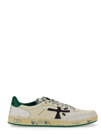 Premiata Bskt Clay Trainer In White