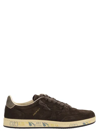 Premiata Bskt Clay Sneakers In Multi