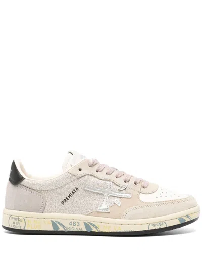 Premiata Bskt Clay Sneakers In Neutrals