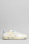 Premiata Bsktclad Strapped Low-top Casual Shoes In White