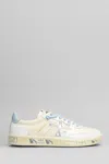 Premiata Bsktclad Strapped Low-top Casual Shoes In White