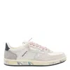 Premiata Sparkling Low Top Sneakers With Contrast Sole In Neutral