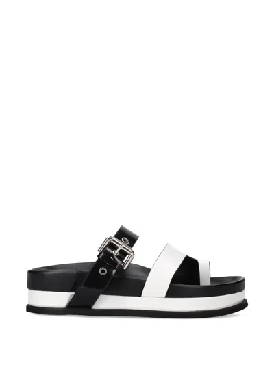 Premiata Buckle Platform Sandals In Multi