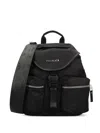 Premiata Buckled Backpack In Black