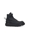 Premiata Cal 32130" Ankle Boots In Black Rubberized Fabric