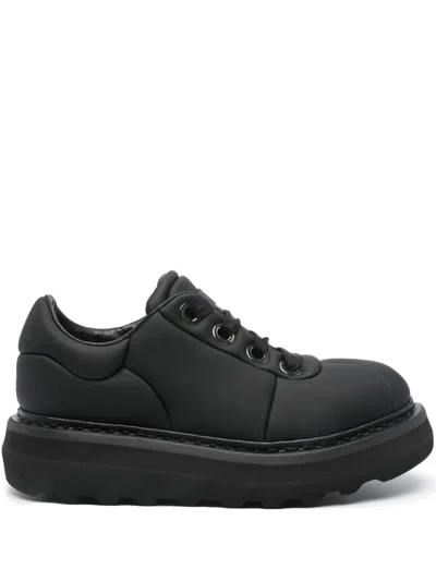 Premiata Cal Padded Lace-up Trainers In Black