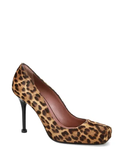 Premiata Calf Hair Stiletto Pumps In Multi