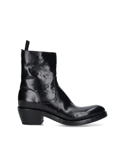 PREMIATA CALF LEATHER ANKLE BOOTS