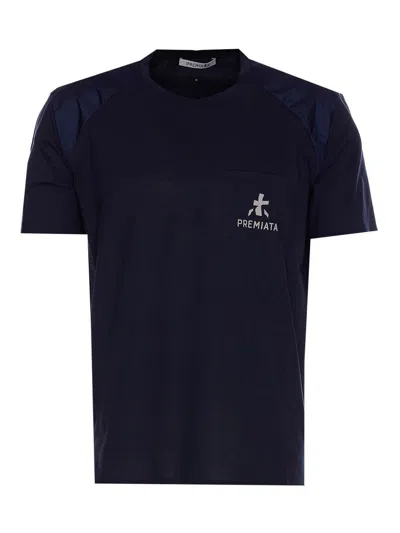 Premiata Logo T-shirt In Blue