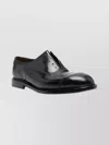 Premiata Leather Cap-toe Derby Shoes In Black