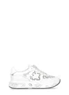 Premiata Cut-out Perforated Low Top Sneakers