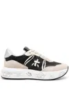 Premiata Cassie Sequin-embellished Sneakers In Black
