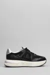 Premiata Mesh Panel Sneakers Metallic Accent