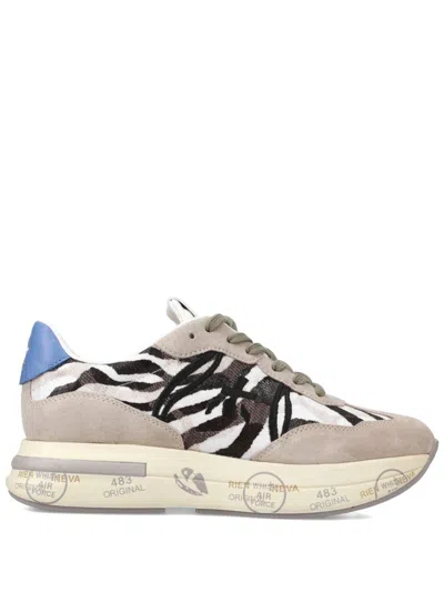 Premiata Cassie In Animalier Zebra