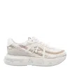 Premiata Low Top Fabric Upper Sneakers In White