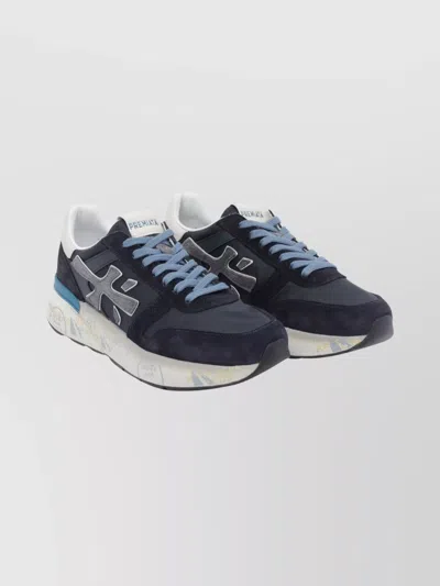 PREMIATA CASUAL LACE-UP SNEAKERS CONTRASTING SOLE