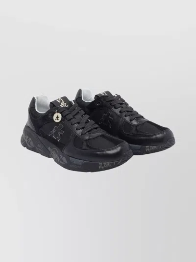 PREMIATA CASUAL LOW TOP SNEAKERS WITH FABRIC UPPER