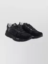 Premiata Casual Low Top Sneakers With Fabric Upper In Black