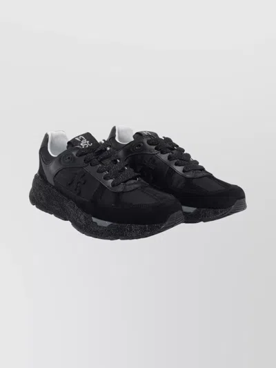 PREMIATA CASUAL LOW TOP SNEAKERS WITH FABRIC UPPER