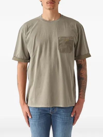 Premiata Chest-pocket T-shirt In Green