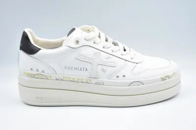 Premiata Chic Low Platform Sneakers For Women In White