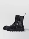 Premiata Chunky Sole Ankle Boots With Pull Tab