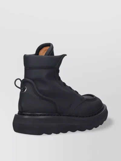 Premiata Chunky Sole High-top Ankle Boots With Pull Tab