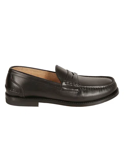 Premiata Classic Loafers In Black