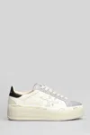 Premiata Claudia Sneakers In White Leather In White