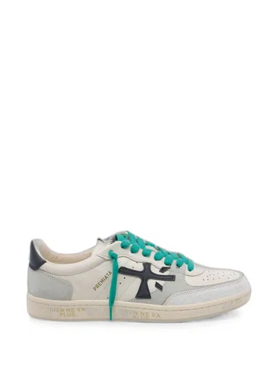 Premiata Clay Logo-patch Sneakers In Multi