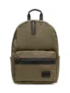 Premiata Compact Mini Backpack With Front Pocket And Zip Closure In Green