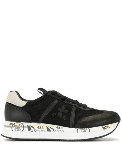Premiata Conny 4821 Low-top Sneaekrs In Schwarz