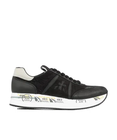 Premiata Conny 4821 Sneaker In Black