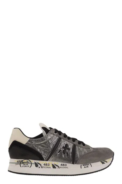Premiata Dsquared2 Multicolor Fabric, Mesh And Rubber Dash Sneakers