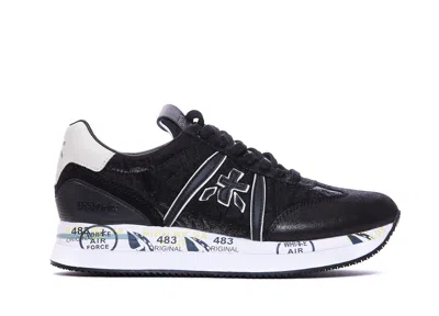 Premiata Conny Sneakers In Black