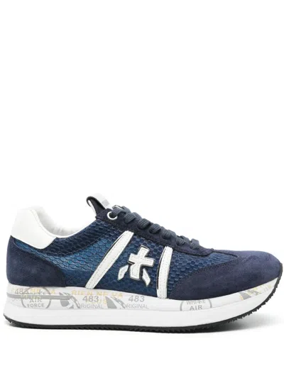 Premiata Conny 7368 Trainers In Blue