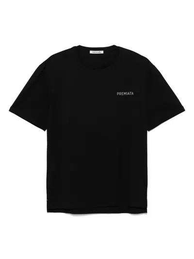 Premiata Crewneck Short Sleeves T-shirt In Blue