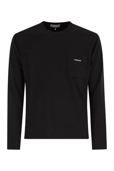 Premiata Cotton Jersey T-shirt In Burgundy