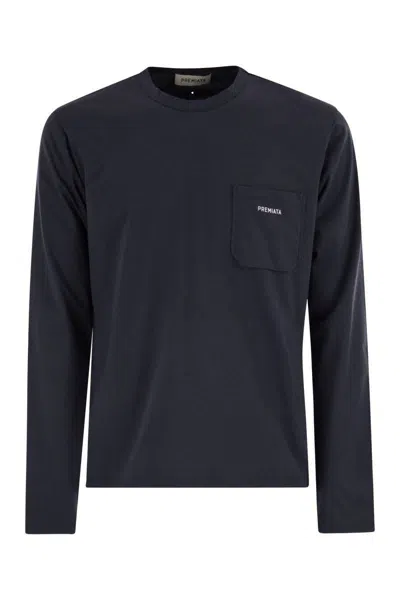 Premiata Cotton Jersey T-shirt In Burgundy