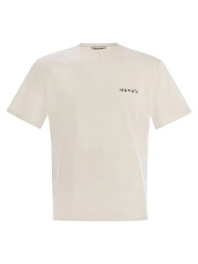Premiata Cotton Jersey T Shirt In White