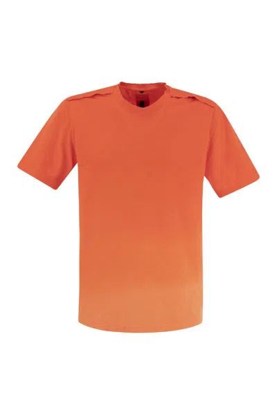 Premiata Cotton T-shirt With Logo In Orange