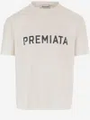 Premiata Logo-print Graphic-print T-shirt In Neutral