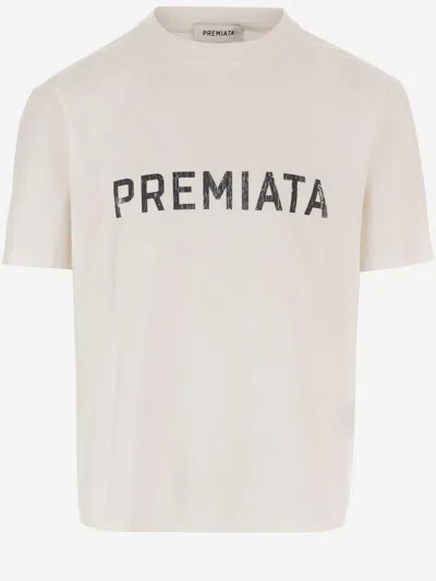 PREMIATA COTTON T-SHIRT WITH LOGO