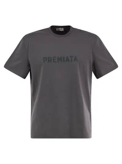 Premiata Cotton T-shirt With Logo And Graphic Print In Multi