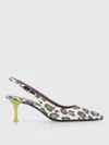 Premiata Leopard-print Slingback Pumps In Beige